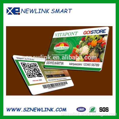 Good quality 2016 new pvc store card